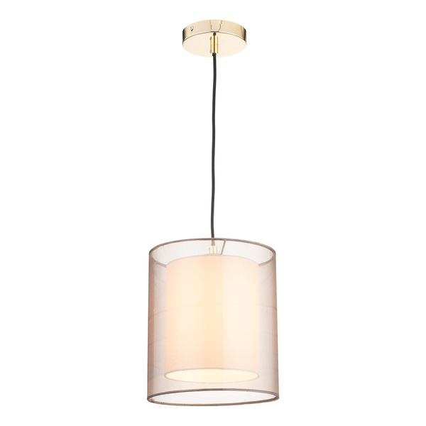 Pendelleuchte Allora II - Satin / Eisen - 1-flammig