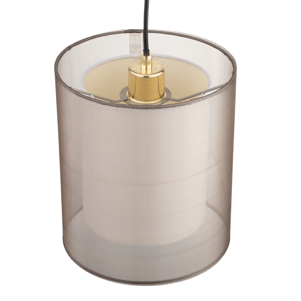 Pendelleuchte Allora II - Satin / Eisen - 1-flammig