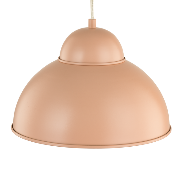 Pendelleuchte Anda - Eisen - 1-flammig - Rosa