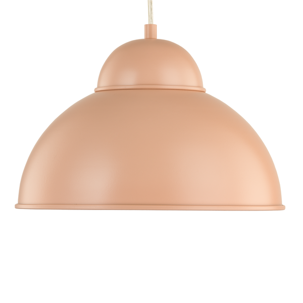 Pendelleuchte Anda - Eisen - 1-flammig - Rosa