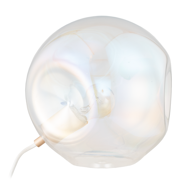 Tischleuchte Arta - Glas - 1-flammig - Durchscheinend