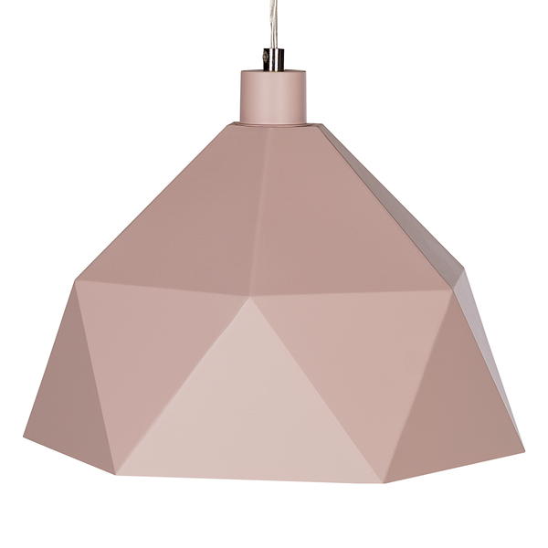 Pendelleuchte Armour - Eisen - 1-flammig - Rosa