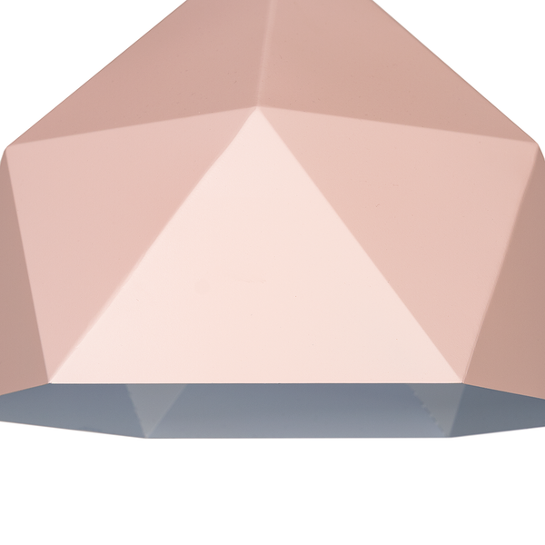 Pendelleuchte Armour - Eisen - 1-flammig - Rosa
