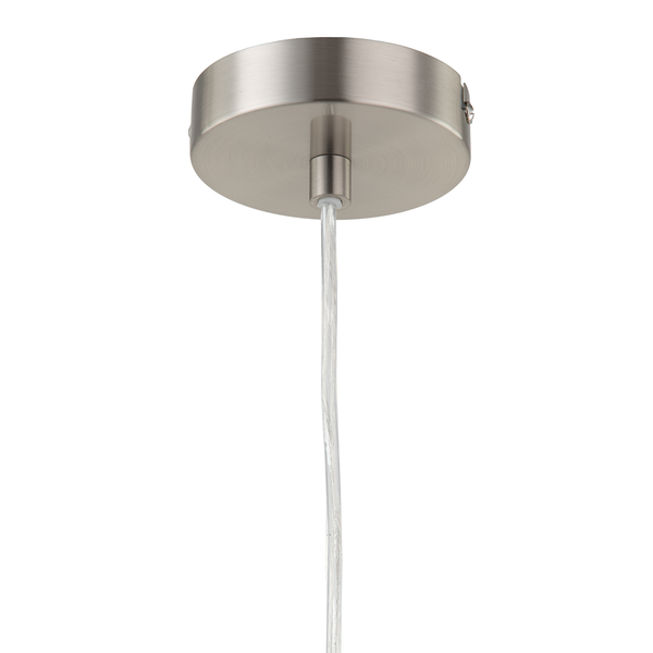 Pendelleuchte Arveda - Glas / Eisen - 1-flammig - Braun
