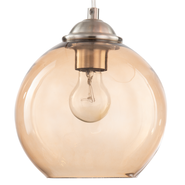 Pendelleuchte Argol - Glas / Eisen - 5-flammig