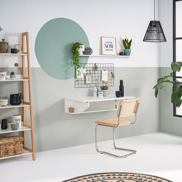 Pendelleuchte Apulien I - Rattan / Eisen - 1-flammig