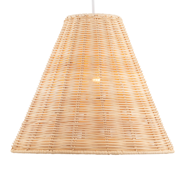 Pendelleuchte Ambria - Rattan / Eisen - 1-flammig