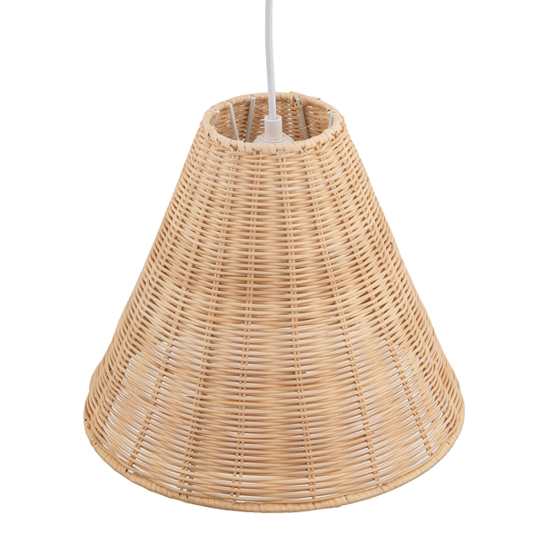 Pendelleuchte Ambria - Rattan / Eisen - 1-flammig