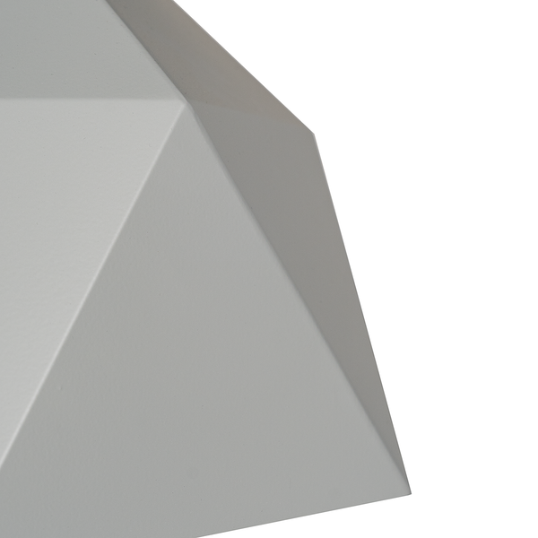 Pendelleuchte Armour - Eisen - 1-flammig - Grau