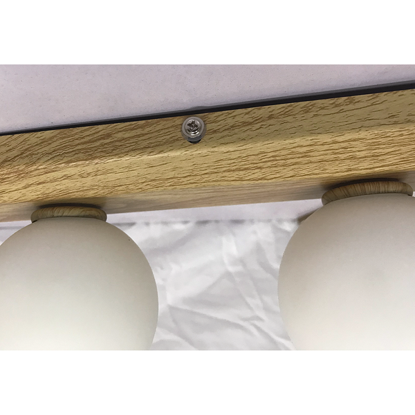 Deckenleuchte Arcelia - Milchglas / Eisen - 5-flammig