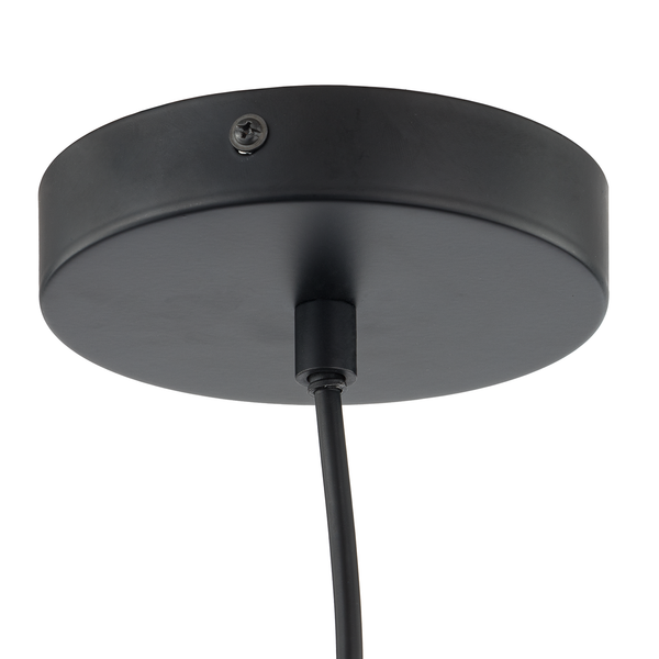 Pendelleuchte Apulien II - Rattan / Eisen - 1-flammig
