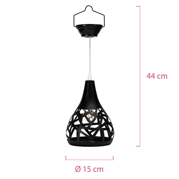 Solarpendel Sunshine Magic - Aluminium - 1-flammig