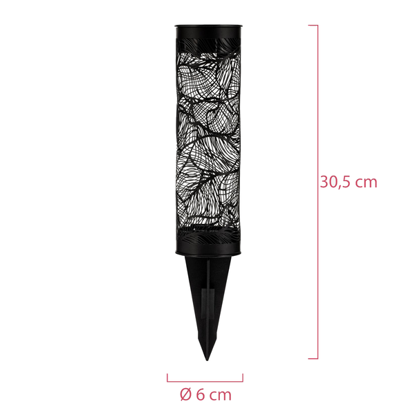 Solarspieß Sunshine Gloss - Aluminium - 1-flammig
