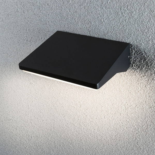 Wandleuchte Acton - Aluminium - 1-flammig - Tiefe: 15 cm
