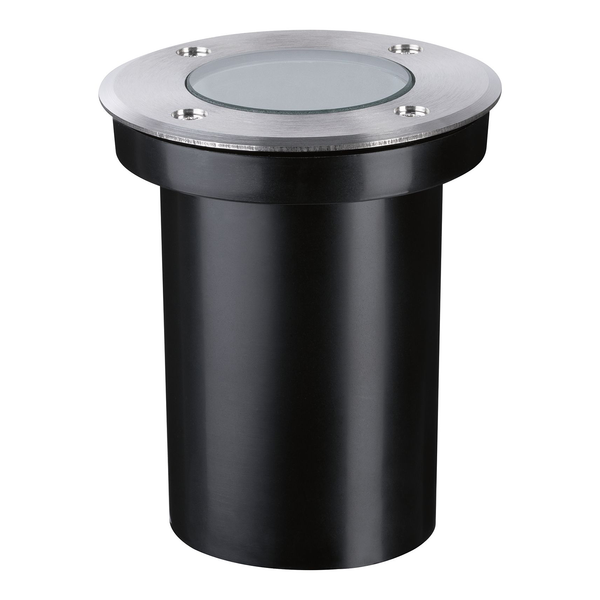 Einbauleuchte Adam - Edelstahl - 1-flammig