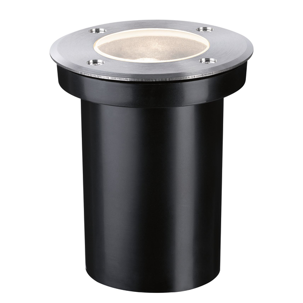 Einbauleuchte Adam - Edelstahl - 1-flammig