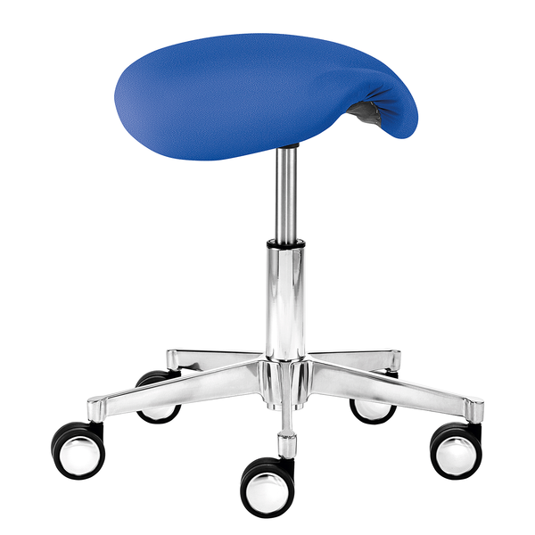 Drehhocker myXPERT II - Flachgewebe - Blau