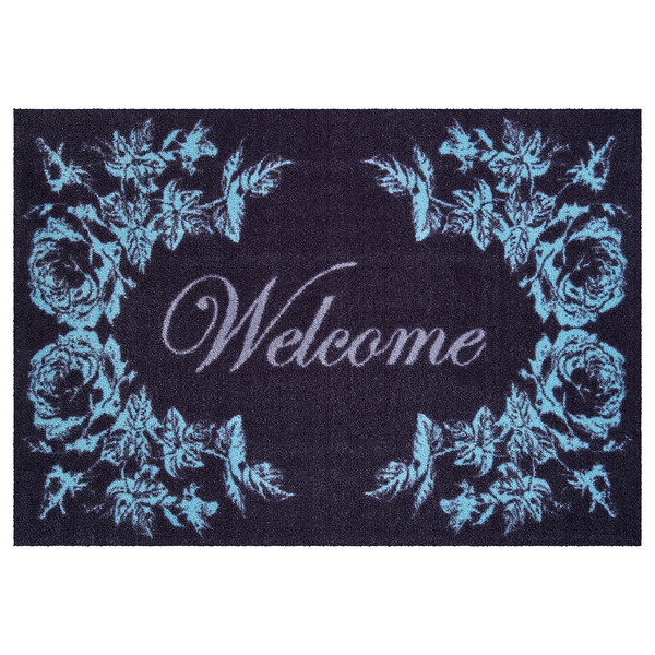Fußmatte Welcome - Polyamid - Schwarz - 40 x 60 cm
