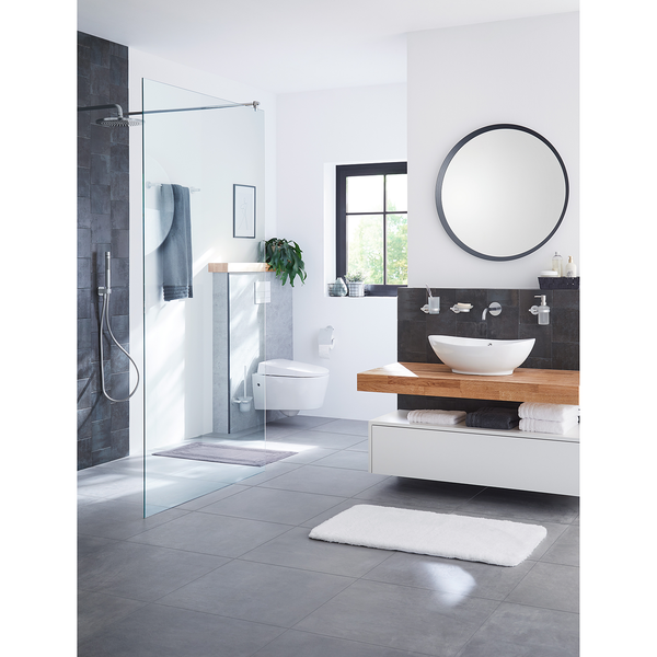 Seifenschale Apollo - Aluminium / Glas - Milchglas