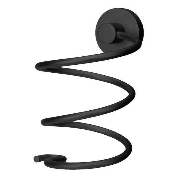 Fönhalter Apollo Nero - Aluminium - Schwarz
