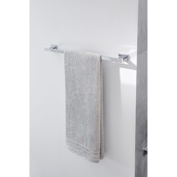 Handtuchstange Meo - Messing / Edelstahl - Silber