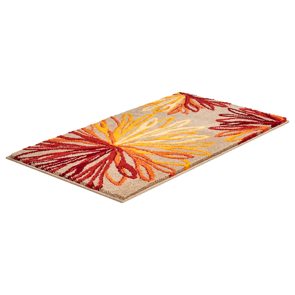 Badteppich Art - Polyacryl - Orange - 70 x 120 cm
