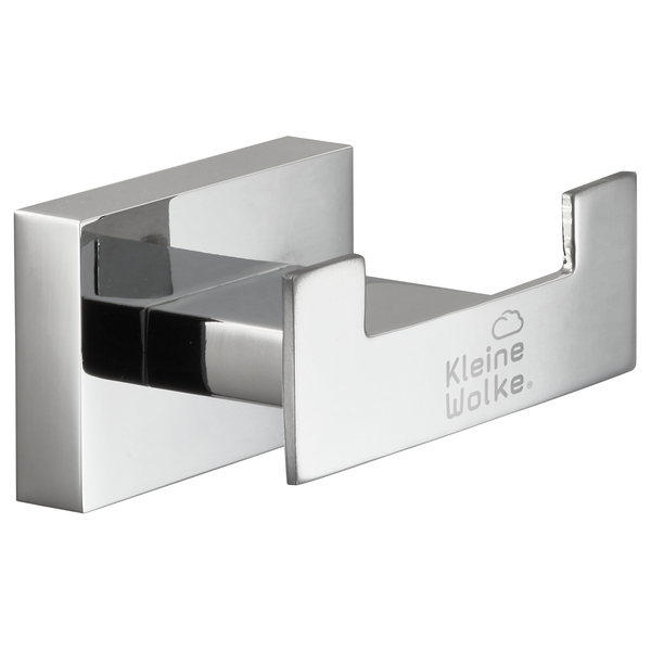 Haken Meo - Messing / Edelstahl - Silber