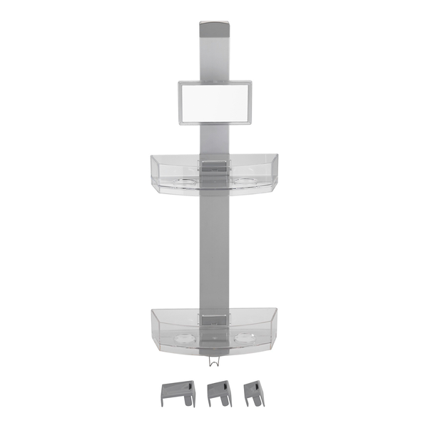 Duschcaddy Premium - Edelstahl - Silber