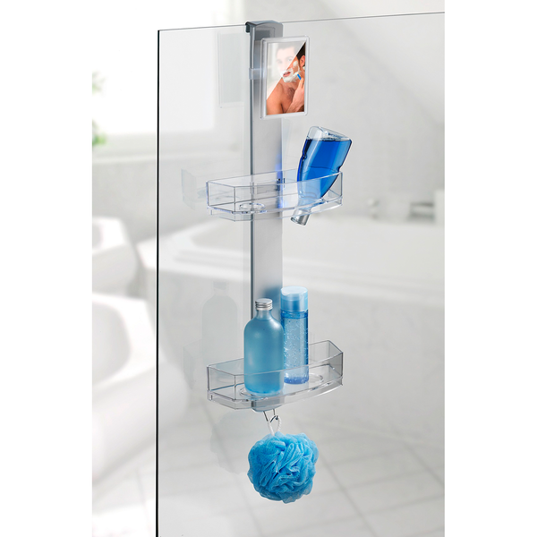 Duschcaddy Premium - Edelstahl - Silber