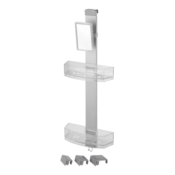 Duschcaddy Premium - Edelstahl - Silber