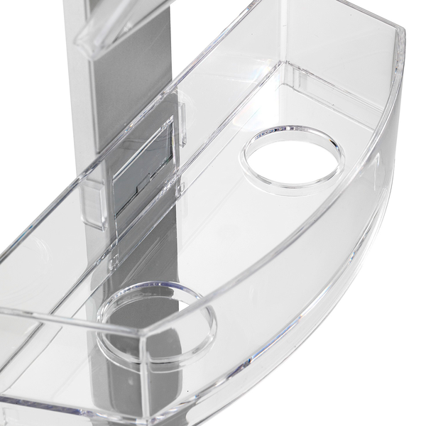 Duschcaddy Premium - Edelstahl - Silber