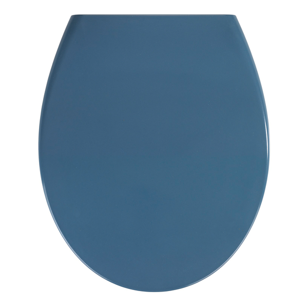 Premium WC-Sitz Samos - Edelstahl - Blau