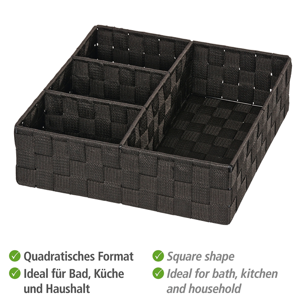 Organizer Adria III - Polypropylen - Schwarz