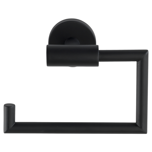 Toilettenpapierhalter Bosio II - Edelstahl - Schwarz