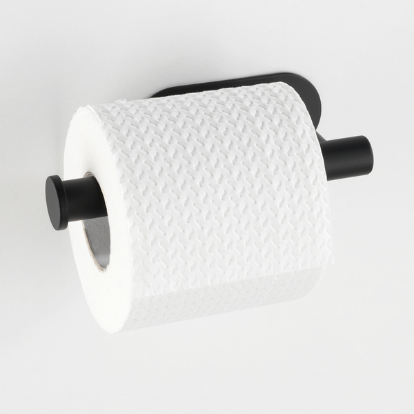 Toilettenpapierhalter Orea II - Edelstahl - Schwarz