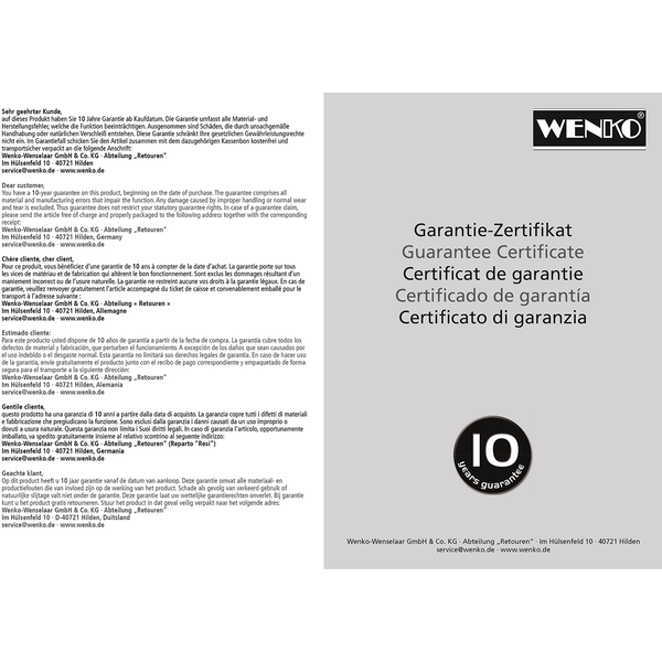 Toilettenpapierhalter Orea II - Edelstahl - Schwarz