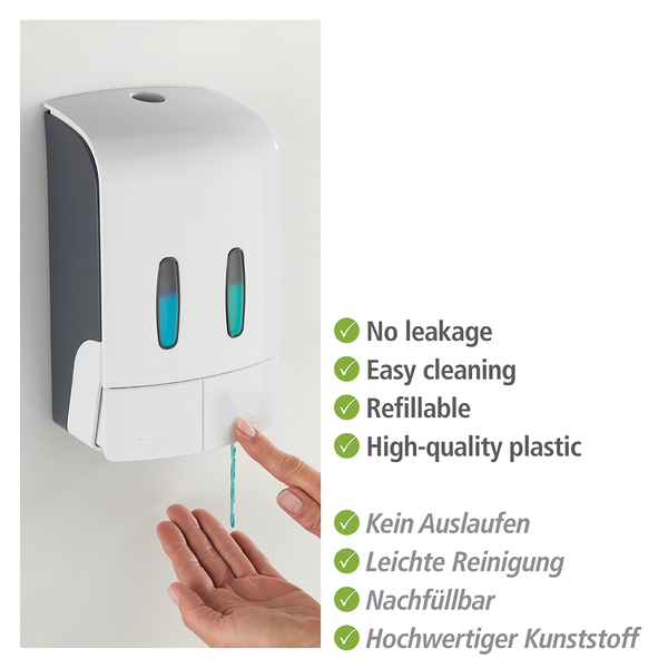 Desinfektionsmittelspender Tartas - ABS-Kunststoff - Weiß