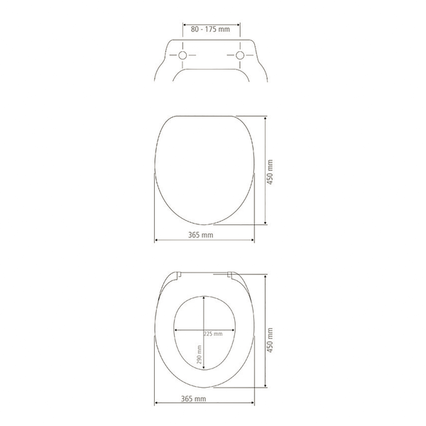WC-Sitz Pretty - Edelstahl / Thermoplast - Mehrfarbig