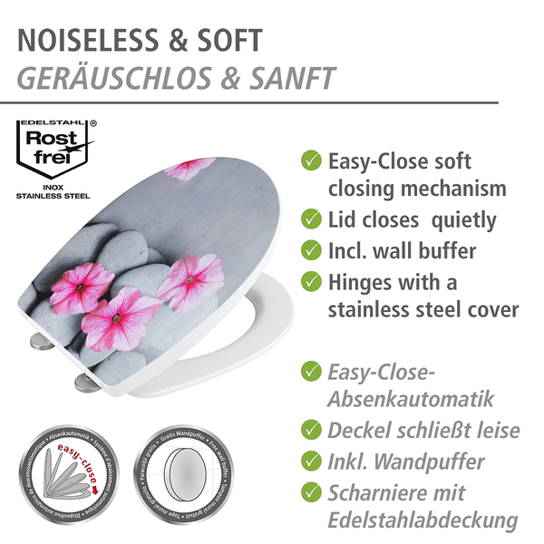 WC-Sitz Pretty - Edelstahl / Thermoplast - Mehrfarbig