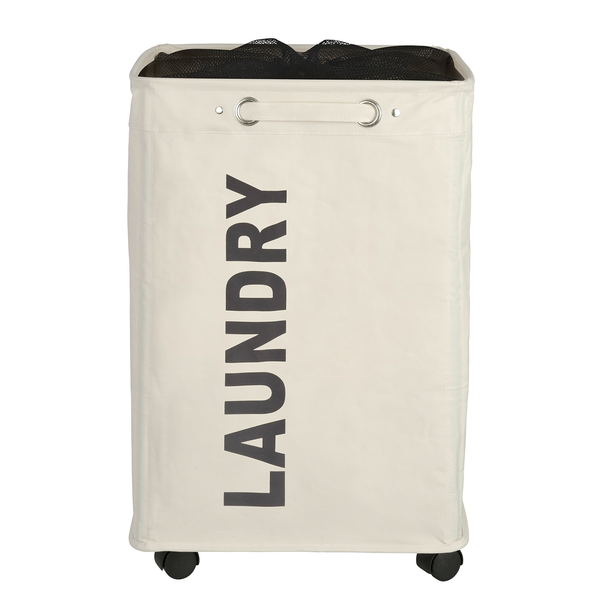Wäschesammler Quadro - Polypropylen - Beige