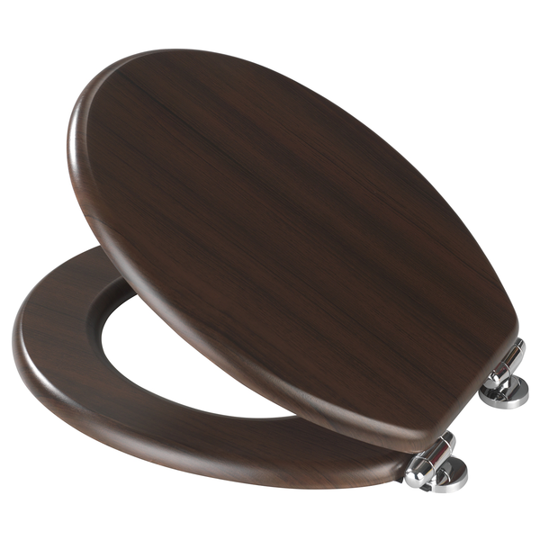 WC-Sitz Wenge - MDF (Mitteldichte Holzfaserplatte) - Dunkelbraun
