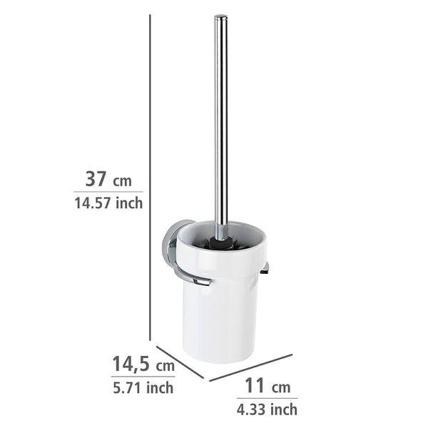WC-Garnitur Capri - Zinkdruckguss / Keramik - Weiß