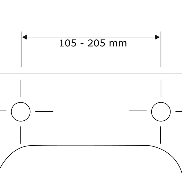 WC-Sitz Eiche - MDF (Mitteldichte Holzfaserplatte) - Grau