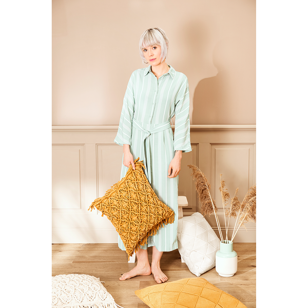 Kissenbezug Purl - Jacquard - Creme