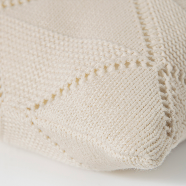 Kissenbezug Purl - Jacquard - Creme