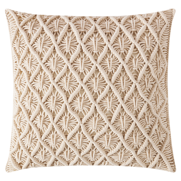 Kissenbezug Mara I - Baumwolle - Elfenbein