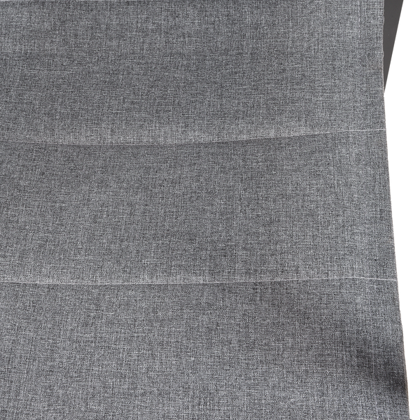 Stapelstuhl Davina (2er-Set) - Aluminium / Polyester - Grau / Schwarz