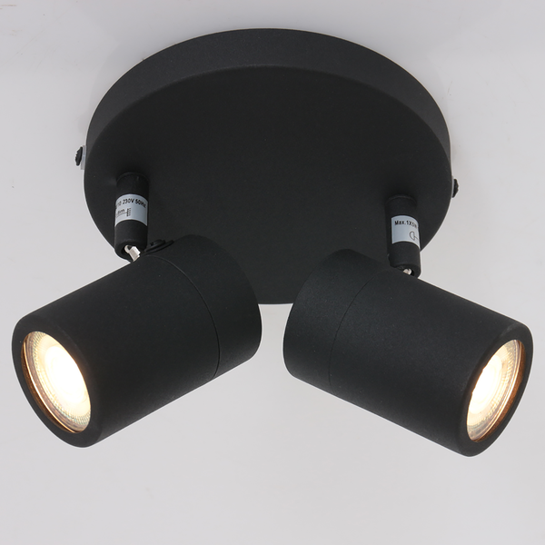 Deckenleuchte Upround - Aluminium - Flammenanzahl: 2