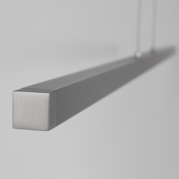 LED-Pendelleuchte Light Stripe - Aluminium - 1-flammig - Silber