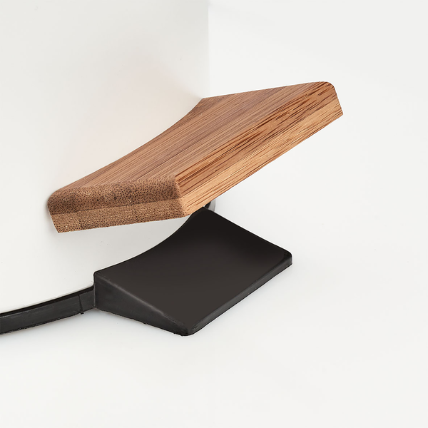 Kosmetikeimer Charlson 3L - Eisen / Bambus / Polypropylen - Weiß - 3L - Weiß